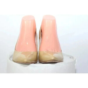 MICHAEL KORS Size 10 M Khaki MK Flex Leather Women Mid Pumps